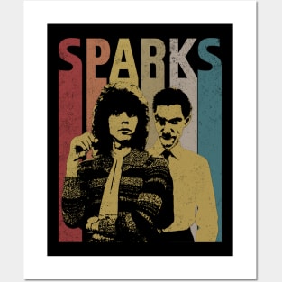 My Favorite Sparks Retro-Style Fan Art Design Posters and Art